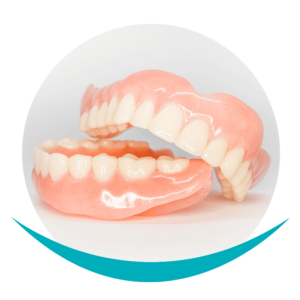 complete set of dentures